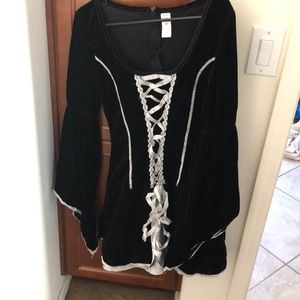 Black velvet dress-Great witch costume